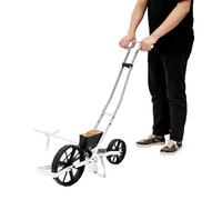 NadineDutol Sembradora de Jardín Manual Ajustable en Altura Máquina de Siembra de Fila Única Dispositivo de Siembra de Granos Individual, Siembra para Semillas como Maíz, Puerro, Espinaca, Zanahoria