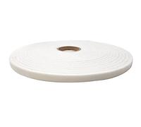 NADOtec Cinta de sellado de cerámica, resistente al fuego, para chimenea, tejido de fibra de cerámica, autoadhesivo, no inflamable, resistente al calor, color blanco, 10 mm x 5 mm, longitud 10 metros