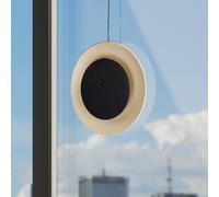 Näve lámpara de mesa LED recargable Solan, negro/beige, solar, IP54 EC:EPREL:2357101