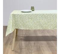 NAF NAF Mantel resinado Antimanchas 100% algodón TAKAYAMA Verde 150x150 cm