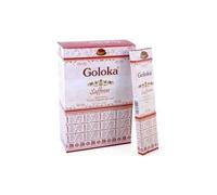 Nag champa Incienso Goloka Saffron Azafrán 12x15 g