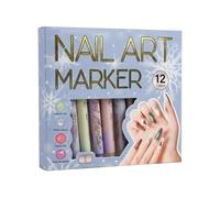 Nail Drawing Pens - Fine Detailers Art, Diy Pattern Art Markers, Hand Painted Detailing Kit, Rapid Dry Precision Tip Control, Manicure Accessory Tools, Perfect for Creative Styles