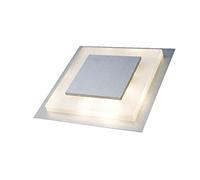 Naka24 Inka - Juego de 6 luces LED para pared y escalera (1,8 W, 230 V, cálida 04/WS/W/AL/230 V, acero inoxidable)