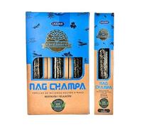 NALE. Incienso ULLAS Orgánico Nag Champa - 25g - Varillas Hechas a Mano 100% Naturales para Meditación, Yoga y Relajación - Aroma de Larga Duración (Nag Champa)