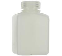Nalgene Botes de Almacenamiento de Boca Ancha, Rectangular, Transparente, Talla única