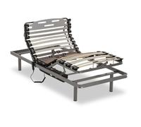NALUI Somier articulado ProCare con Mando ProCare, 11 Láminas Madera de Haya de 10 cm y Estructura de Acero 67x25x190cm