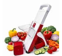 NAMAI - Mandolina de Cocina Profesional con 27 Combinaciones de Corte, Cuchillas de Acero Inoxidable Resistente, Apta Para el Lavavajillas, Cortadora de Verduras, Práctica y Segura
