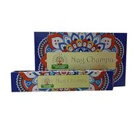 Namaste India Incienso Agarbatti Pack de 12-240 Varillas en Total - Relajación Aromática, Fragancia para Meditación y Yoga, Hecho a Mano en India (Nag Champa)