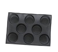 NAMOARLY 1 Pc Molde De Pan De Silicona Molde De Pastel De Donas Bollo para Hornear Molde De Donas Bandeja De Pan De Hamburguesa Bandeja para Hornear Galleta Modelo Gel De Sílice Frito