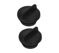 NAMOARLY 2 Piezas Tapón Paraguas Negro Tapa del Orificio de Drenaje para Bases Sombrilla, Accesorios para Sombrillas de Patio Inserto de Poste Adecuado para Fiesta Verano