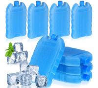 NAMOARLY 8piezas Pack de Hielo Reutilizable para Climatizadores Bloques Fríos Portátiles Aplicables Refrigeración para Oficina Dormitorio Sala y Bolsas de Almuerzo