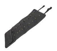 NAMOARLY Maletín de Cuchillos Chef de Lona Oxford Negro, Estuche Enrollable Práctico y Conveniente Gran Capacidad para Almacenamiento en Cocina y Restaurante