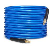 NAMOTEK Manguera de repuesto de alta presión de 15 m para serie Kärcher K2 K3 K4 K5 K6 K7 - Manguera de extensión con kit de limpieza de tuberías y acoplamiento rápido - Negro
