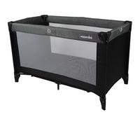 Nania Cuna de Viaje SODA - Desde Nacimiento hasta 15kg + Bolsa de Transporte - Negro/Gris