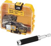 NaningLxh DT71511 - Juego de puntas de destornillador, 16 piezas telescópicas magnéticas, brocas eléctricas de almacenamiento, DT71511-QZ, pieza de repuesto duradera para DeWalt
