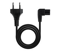 NANOCABLE 10.22.0503 - Cable de Alimentación Acodado CEE7/16/M-C7/H, Negro, 3 m