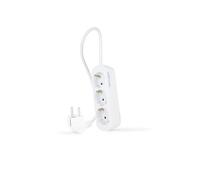Nanocable Regleta de enchufes 3 tomas 1,4 m blanca