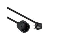 Nanocable · Alargador Corriente · 10m · Schuko Hembra-Macho · Negro