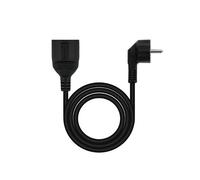 Nanocable cable de alimentación alargador, negro, 5 m
