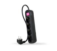 Nanocable Interruptor 4 Tomas 1.4m Negro