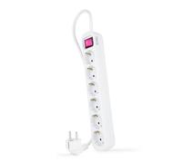 Nanocable Interruptor 6 Tomas 1.4m Blanco