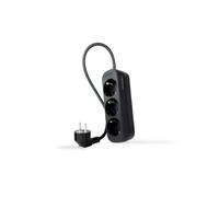 Nanocable Regleta de enchufes 10.38.0003-ns-bk 3 tomas Tipo F 1,4 m Negro
