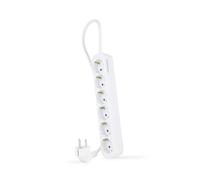 Nanocable regleta de enchufes con 6 tomas, 1.4 m, blanco