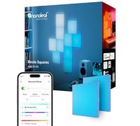 Nanoleaf Blocks Kit de Expansión Blocks | 2 Cuadrados (Requiere Kit Incicio), Paneles Decorativos para Pared RGBW, Luz Difusa, Temperatura de Color Ajustable (23,1 x 23,1 cm cada uno)