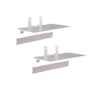 Nanoleaf Blocks Kit de Expansión Blocks | 2 Estantes Ultrafinos de Acero Inoxidable, para Mostrar sus Favoritos y de Colección, Deben atornillarse (Tornillos incluidos) Deco Gaming y Habitacion Pared