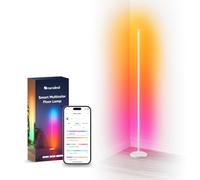 Nanoleaf Lámpara de Pie LED Blanco,1700lm RGB Lámpara de Salón Compatible con Alexa y Matter, Sincronización Musical, 16 Millones de Colores DIY y 200 Modos de Escena para Dormitorio, Gaming Room