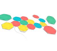 Nanoleaf – Shapes Hexagons Kit de inicio 15 hexágonos LED RGBW WiFi 16M colores Compatible con Alexa