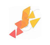 Nanoleaf Shapes Triangle Starter Kit, 9 Triángulos Luminosos LED RGBW - Apliques de Pared Interior Modulares, Luces Led Inteligentes 16M Colores WiFi, Compatible con Alexa, para Decoración y Gaming