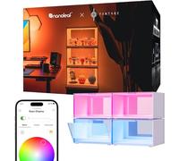 Nanoleaf Smart LED - Caja de exhibición de Zapatos, organizadores apilables de Almacenamiento de Zapatos, Caja de colección, Figuras y coleccionables (Kit de iniciación de 4 Unidades)