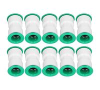 Naroote Accesorios de Conector Rápido de Tubo, Tipo Recto Duradero para Sistemas de Agua Fría, Riego de Spas, Uso Potable, PPR, 10 Uds. (25mm)
