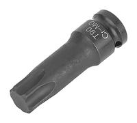 Naroote Adaptador de Enchufe de Llave de Impacto de 1/2", Molibdeno Cromado Negro Duradero para Mantenimiento y Maquinaria de Automóviles, T50-T90 (T90)