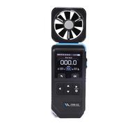 Naroote Anemómetro Digital Medidor de Velocidad del Viento de Mano, Probador de Velocidad del Aire, Herramienta de Medición de Temperatura con Pantalla a Color de 2,0 Pulgadas, Retroiluminación y