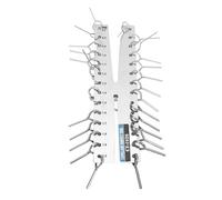 Naroote Calibre de Tubo Capilar, Calibre Imperial Métrico de Doble Marca de Acero Inoxidable, de Rango de 0,072 Pulg.-7/16 pulg. para Tubos de Cobre en Sistemas HVAC, Hidráulicos y Neumáticos