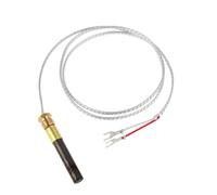 Naroote Generador de Termopar de 750 Milivoltios, Longitud de 36 Pulgadas | Acero inoxidable 304 duradero, resistencia a altas temperaturas, terminales de conexión versátiles
