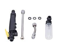 Naroote Jet Washer Ajustable Súper Impacto Espuma Pulverizador | Plástico duradero, Ideal para lavar coches, Diseño desmontable, Fácil de instalar