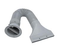 Naroote Kit de Manguera de Extensión de Escape para Cabina de Pulverización de Aerógrafo, Pintura para Pasatiempos, Manguera Se Extiende hasta 67 Pulgadas con Adaptador Plano, de Extensión Flexible