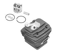 Naroote Kit de Pistón de Cilindro de 52 Mm de Repuesto para Motosierra MS461, Aleación de Aluminio Duradera para un Mejor Rendimiento