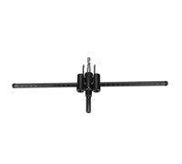 Naroote Kit de Sierra Cortadora de Agujeros Ajustable para Cortar con Precisión Tableros de Madera y Plástico, Acero de Aleación Duradero, Herramienta de Corte Redondo para Bricolaje, Incluye Cabeza