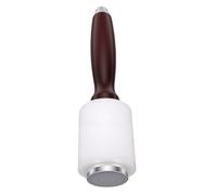 Naroote Martillo para Tallar Cuero, Ergonómico de Madera de 8.26 Pulgadas | Cabezal de nailon extraíble, estampado y punzonado eficiente, agarre cómodo, ideal para herramientas de elaboración de cuero.