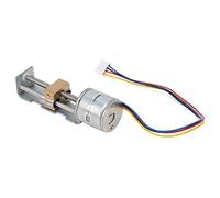 Naroote Mini Motor Paso a Paso Lineal 2 Fases 4 Hilos Deslizador de 20mm | Actuador Deslizante de Bricolaje, Caja de Engranajes Planetarios Totalmente Metálica, Accionamiento de 5 a 9 V, Impresoras