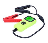 Naroote Probador de Batería de Coche Digital, Analizador Automotriz Ultra Seguro para Herramienta de Diagnóstico de Batería de 12V ABS (GREEN)