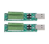 Naroote Probador de Carga USB, Módulo de Prueba Electrónica DC 5V 1A 2A 3A, Módulo de Resistencia de Carga para Equipos Electrónicos y Bancos de Energía