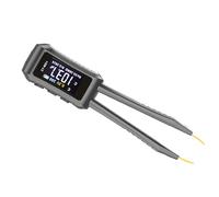 Naroote Probador de Puente Digital Identificación Automática Pantalla LCD a Color para Pruebas Electrónicas, Portátil y Práctico para Ingenieros y Aficionados, Material ABS