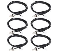 Naroote Sonda de Sensor Termistor de 10 Piezas con Alta Precisión para Control Térmico Industrial - Sonda de Temperatura con Cable de 1 Metro de Longitud (10K)