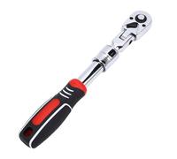 Naroote Trinquete Extensible con Accionamiento de 1/4 de Pulgada, Llave de Trinquete de Liberación Rápida de 72 Dientes con Cómodo y Eje de Bloqueo Telescópico, Ajuste de Longitud de 8,3 a 11 Pulgadas