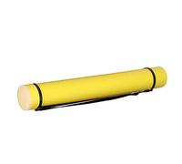 Naroote Tubo de Póster Expandible Antigolpes Impermeable de Gran Capacidad para Almacenamiento de Documentos, para Artistas y Arquitectos (Yellow)